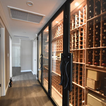 Lake San Marcos San Diego Custom Wine Cellar Wine Wall Wine Room Wine Display