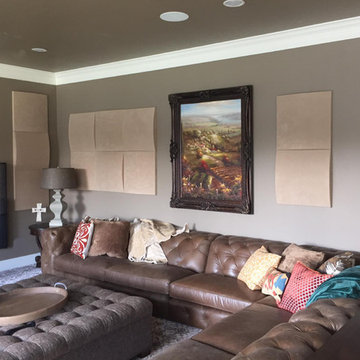 Integrated living room theater
