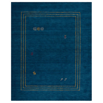 Safavieh Himalaya Collection HIM588 Rug, Blue/Multi, 8' X 10'