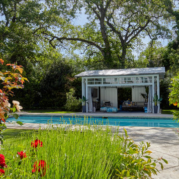 Napa-Inspired Poolside Cabana