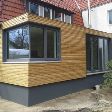Fassade des Anbaus