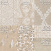 Rod Pocket Curtain Panels Pair Asher Chalk Ashby Pearlized Metallic Animal Print
