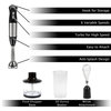 6-Speed Immersion Blender 4-in-1 Hand Mixer With Whisk, Food Processor Cup