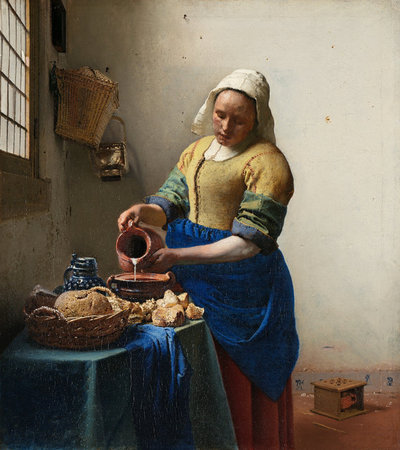 Johannes_Vermeer: Het_melkmeisje