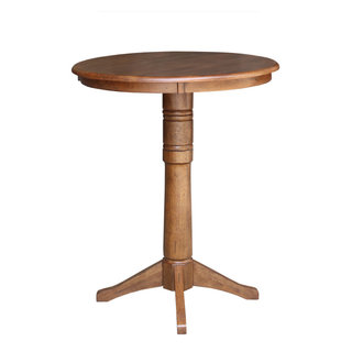 International Concepts Unfinished Portman Accent Table, Brown