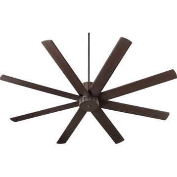 Proxima Transitional Ceiling Fan, Oiled Bronze, 72"
