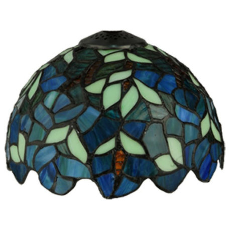 8" Wide Nightfall Wisteria Shade