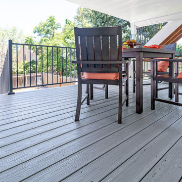 Multi-Level Mountain Home Deck