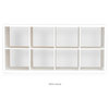 Malta Bookcase, White Lacquer
