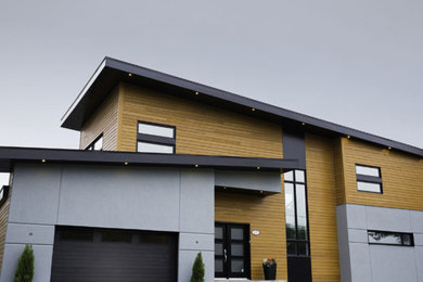 Inspiration for a contemporary home design remodel in Other