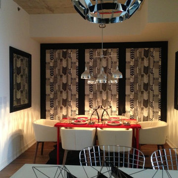 NewWall Installation: Ruutukaava Wallpaper