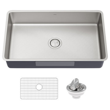Dex 32" Undermount Stainless Steel 1-Bowl 16 gauge Kitchen Sink