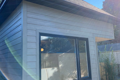 Inspiration for a modern shed remodel in Toronto