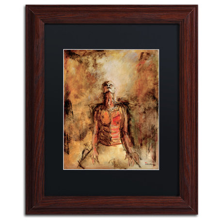 Joarez 'Totally Surrender' Framed Art, Wood Frame, 11"x14", Black Matte