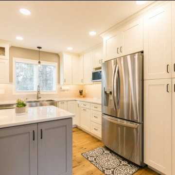 Enlarged Kitchen with Wall Removal