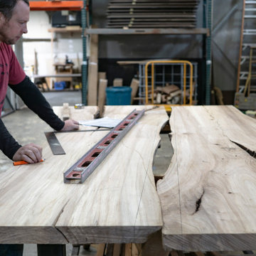 Live Edge Elm Furniture Set