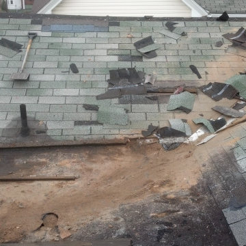 Roof System Complete with Low Slope Torch Down and Chimney Removal