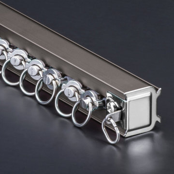CHR20 Big Ivory Champagne Curtain Tracks Ceiling/Wall Mount