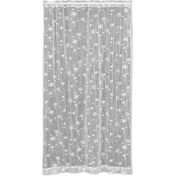 Heritage Lace 7215W-4584 Wind Chill Panel in White, 45" Wide X 84" Drop