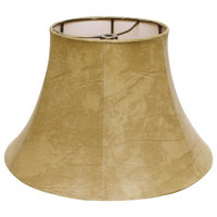 Slant Bell Faux Leather Softback Lampshade, Washer Fitter, 04-Faux Animal Hide