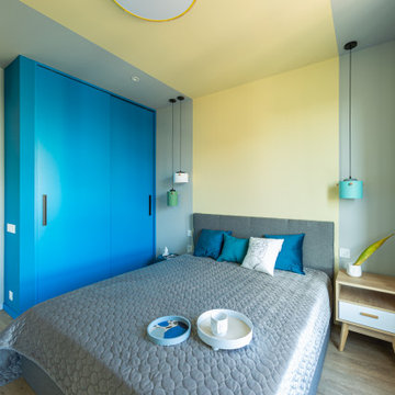 Vibrant Harmony in a Modern Apartment - Finished Interior