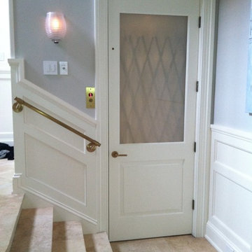 Classic Home Elevator - Wainscot and Mirrors