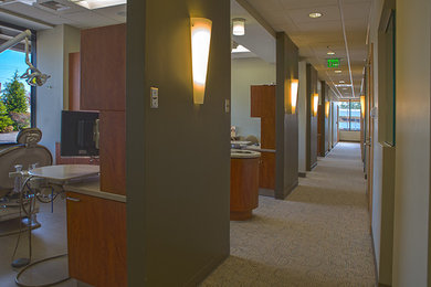 Example of a trendy home design design in Seattle
