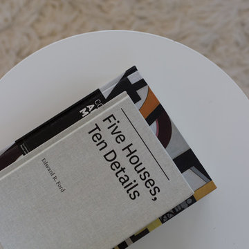 Coffee Table Books on Side Table