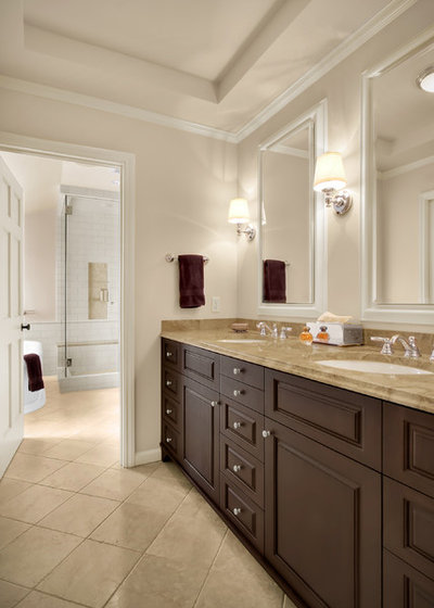 American Traditional Bathroom by Michael Knowles, Architect