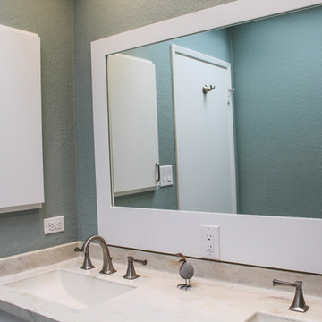 Fun and Relaxing Pleasant Hill Hall and Master Baths