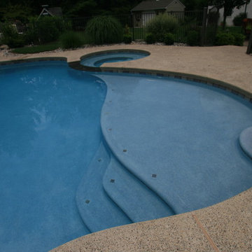 Tanning Ledge, Spa & Outdoor Fireplace