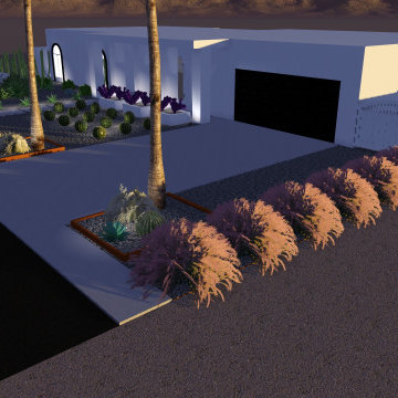 Palm Springs in Scottsdale - Mid-Century Modern Design with Custom Breeze Block