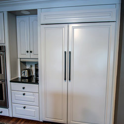 Custom Panels for SubZero Refrigerator with Appliance Pulls - Major Kitchen Appliance Parts And Accessories
