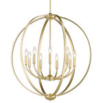 Golden Lighting - Golden Lighting 3167-9 OG Colson - 9 Light Chandelier in Durable style - 35 Inch - Colson is a collection of transitional and industrColson 9 Light Chand Olympic Gold *UL Approved: YES Energy Star Qualified: n/a ADA Certified: n/a  *Number of Lights: 9-*Wattage:60w Candelabra Base bulb(s) *Bulb Included:No *Bulb Type:Candelabra Base *Finish Type:Olympic Gold