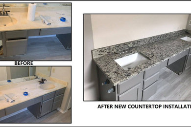 Example of a bathroom design in Austin