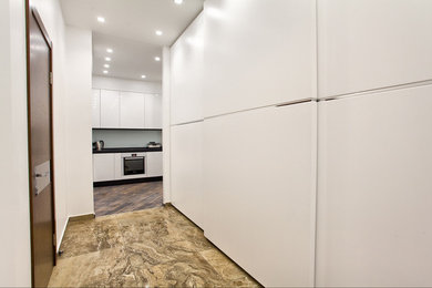 Inspiration for a contemporary entryway remodel in Other