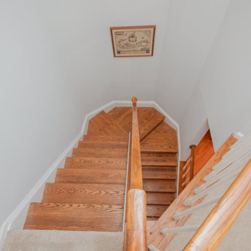 Urban Elegance Revived: Three-Story Townhome Transformation in Urbana, MD
