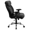 MFO 400 lb. Capacity Big & Tall Leather Office Chair with Arms