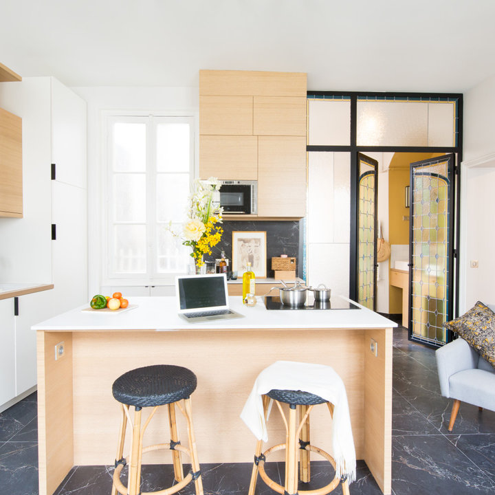 75 photos et idées déco de cuisines en bois clair - Mai 2026