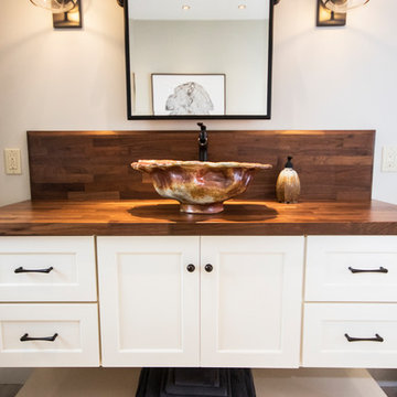Rustic Master Bathroom Suite Remodel