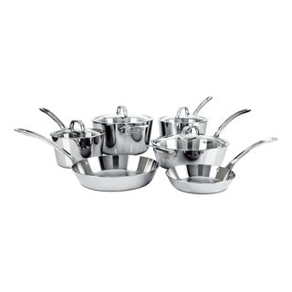 Viking Contemporary 10-Piece Stainless Steel Cookware Set 