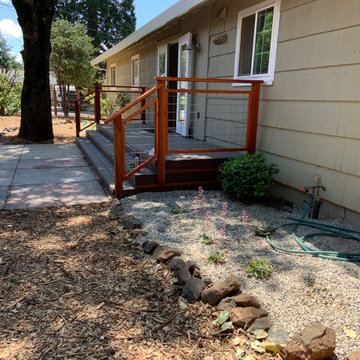 Contemporary update for a 1950s corner lot