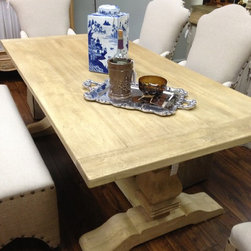 Rustic Trestle Table - Dining Tables