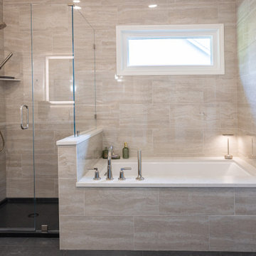 Warm & Refined Primary Bathroom Remodel