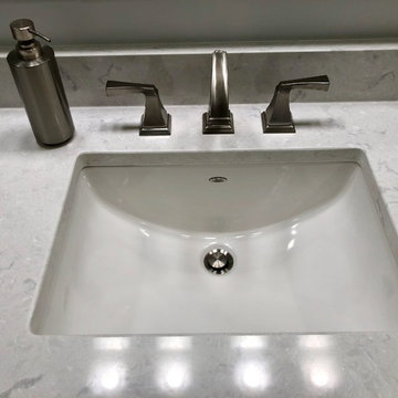 Cordova IL Master Bath Remodel Dura Supreme Hudson Gale Force Cambria Swanbridge
