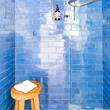 Stunning Sapphire Blue Bathroom