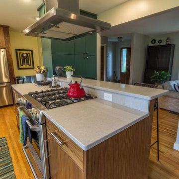 Project 2966-1 Mid-Century Modern Kitchen + Mudroom + Basement Remodel