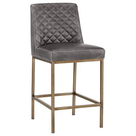 Leighland Stool, Overcast Gray, Counter Height