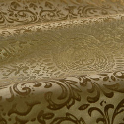 Arabian Silk Fabric in Mosaic - Drapery Fabric