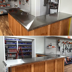 Custom Stainless Countertops - Kitchen Islands And Kitchen Carts